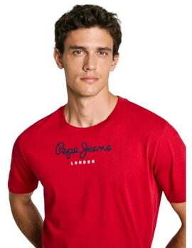 Camiseta Pepe Jeans  Eggo N Hombre Rojo