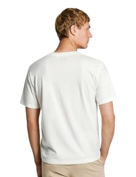 Camiseta Pepe Jeans Eggo Hombre Blanco