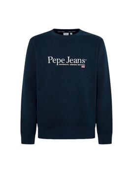 Sudadera Pepe Jeans Dulwich Hombre Azul