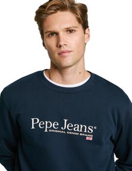 Sudadera Pepe Jeans Dulwich Hombre Azul