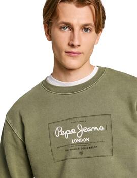 Sudadera Pepe Jeans Simon Hombre Verde