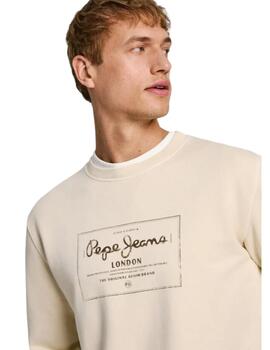 Sudadera Pepe Jeans Simon Hombre Beige