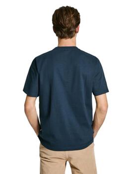 Camiseta Pepe Jeans Fit Regular Hombre Azul