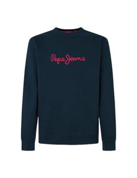 Sudadera Pepe Jeans Fit Regular Hombre Azul