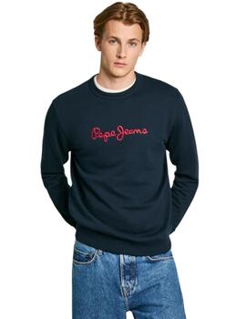 Sudadera Pepe Jeans Fit Regular Hombre Azul