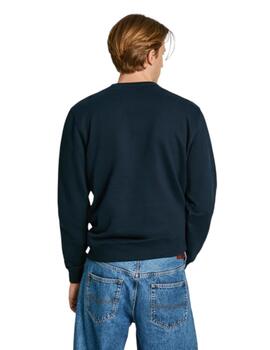 Sudadera Pepe Jeans Fit Regular Hombre Azul