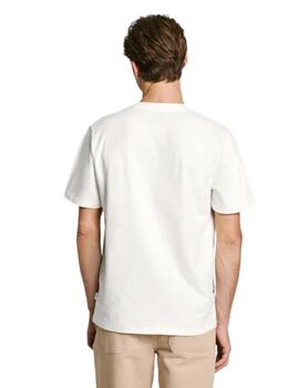 Camiseta Pepe Jeans Fit Regular Hombre Blanco