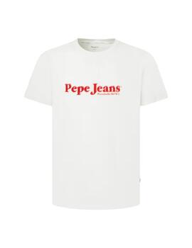 Camiseta Pepe Jeans Portobello Hombre Blanco