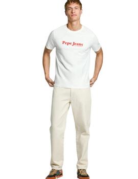 Camiseta Pepe Jeans Portobello Hombre Blanco