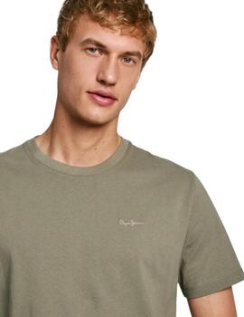 Camiseta Pepe Fit Regular Hombre Verde