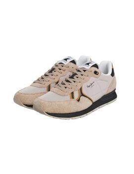 Zapatillas Pepe Jeans Brit Fun Hombre Beige