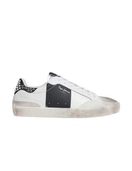 Zapatillas Pepe Jeans Lane Glam Mujer Blanco