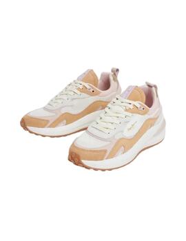 Zapatillas Pepe Jeans Winslow Urban Mujer Beige