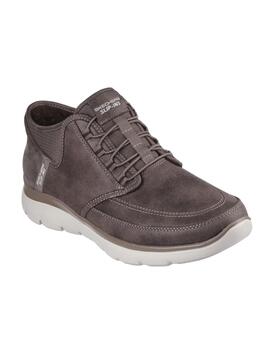 Zapatillas Skechers Summits Siegul Hombre Marrón