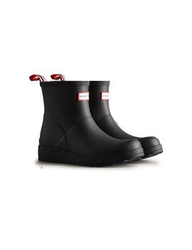 Bota Hunter Original Play Short-Arctic Moss Mujer Negro