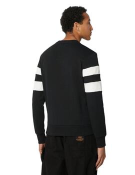 Sudadera Fred Perry Tipped Hombre Negro