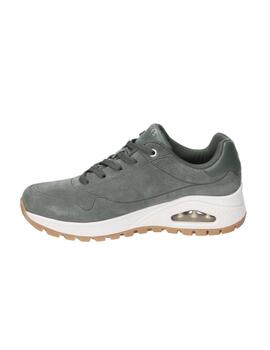 Zapatillas Skechers Uno Rugged-Chillproof Mujer Verde