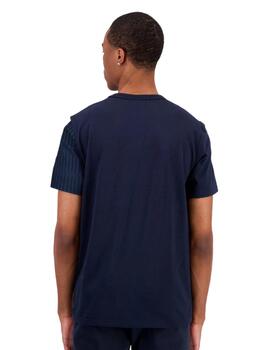 Camiseta Le Coq Sportif Heritage Hombre Azul