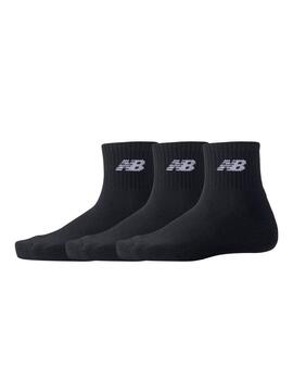 Calcetines New Balance Everyday Ankle 3 Pack Negro