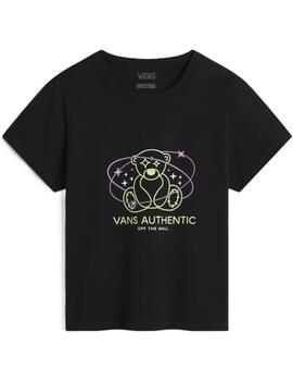 Camiseta Vans Beyond Mini SS Mujer Negro