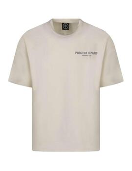 Camiseta Project X Paris Hombre Beige