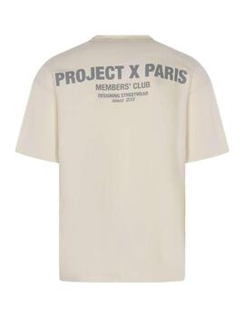 Camiseta Project X Paris Hombre Beige