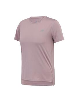 Camiseta New Balance Poly Knit Mujer Morada