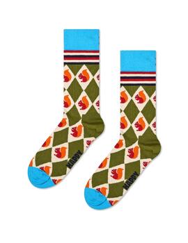 Calcetines Happy Socks Squirrel Argyle Unisex