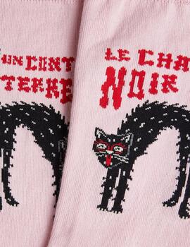 Calcetines Jimmy Lion Le Chat Noir Unisex Rosa