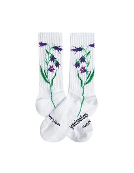 Calcetines Jimmy Lion Ynes Suelves Campanula Unisex Blanco