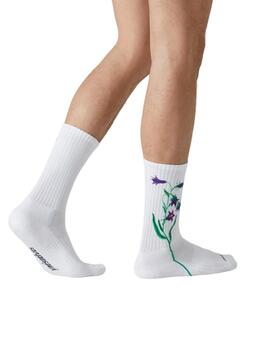 Calcetines Jimmy Lion Ynes Suelves Campanula Unisex Blanco