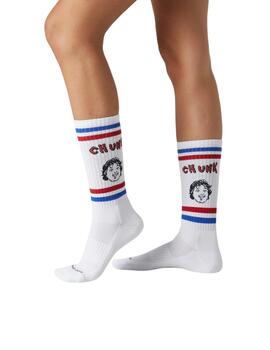 Calcetines Jimmy Lion Sloth and Chuck Unisex Blancos