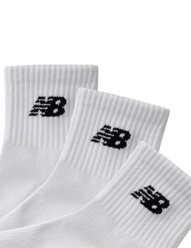 Calcetines New Balance Everyday Ankle 3 Pack Blanco