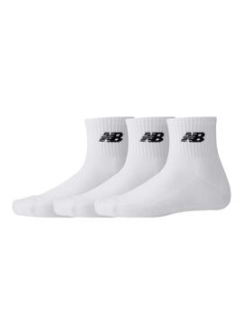 Calcetines New Balance Everyday Ankle 3 Pack Blanco