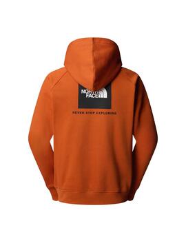 Sudadera The North Face Raglán Redbox Hombre Naranja