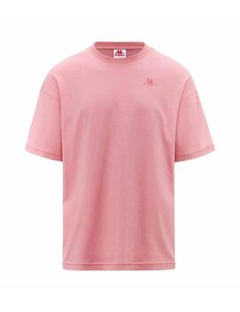 Camiseta Kappa Authemntic Premium Pete Hombre Rosa