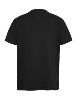 Camiseta Tommy RWB Signatur Hombre Negro