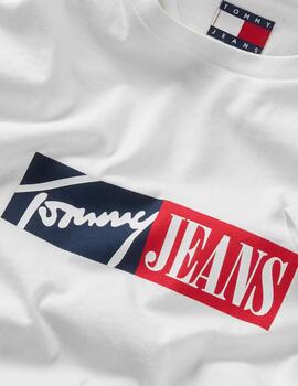 Camiseta Tommy Entry Graphic Hombre Blanco