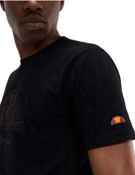 Camisetas Ellesse Vetas Hombre Negro