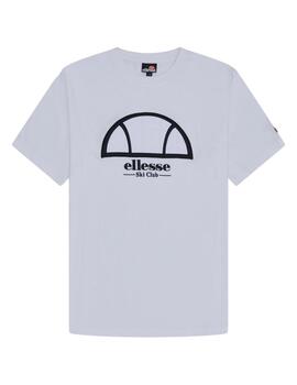 Camiseta Ellesse Vetas Hombre Blanco