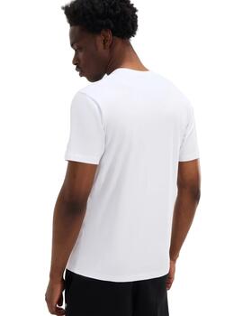 Camiseta Ellesse Vetas Hombre Blanco