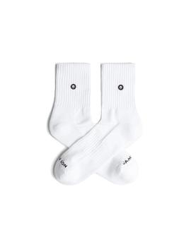 Calcetines Jimmy Lion Quarter Unisex Blanco