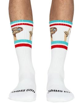 Calcetines Jimmy Lion ET Phone Home Unisex Blanco