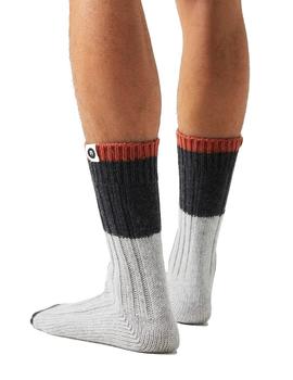 Calcetines Jimmy Lion Premium Winter Cash Unisex Gris y Negro