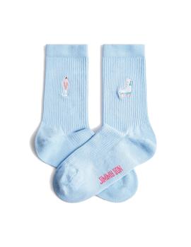 Calcetines Jimmy Lion Rolling Ice Cream Unisex  Azul