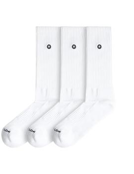 Pack 3 Calcetines Jimmy Lion Athletic Unisex Blanco