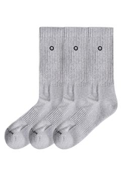 Pack 3 Calcetines Jimmy Lion Athletic Unisex Gris