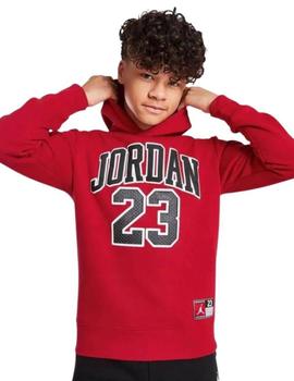 Sudadera Nike Jordan HBR Fleece Junior Roja