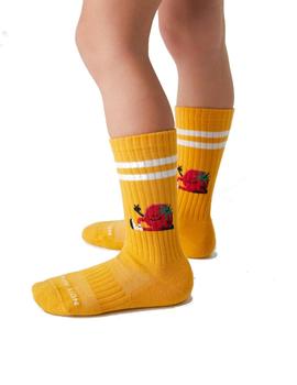 Calcetines Jimmy Lion Athletic Toe-May-Toe Unisex Naranja