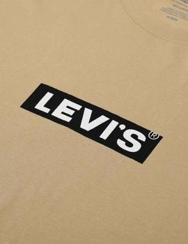 Camiseta Levis Relaxed Fit Hombre Marrón